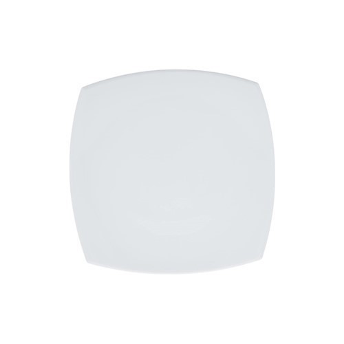 PLATO POSTRE LUMINARC QUADRATO BLANCO 19CMS